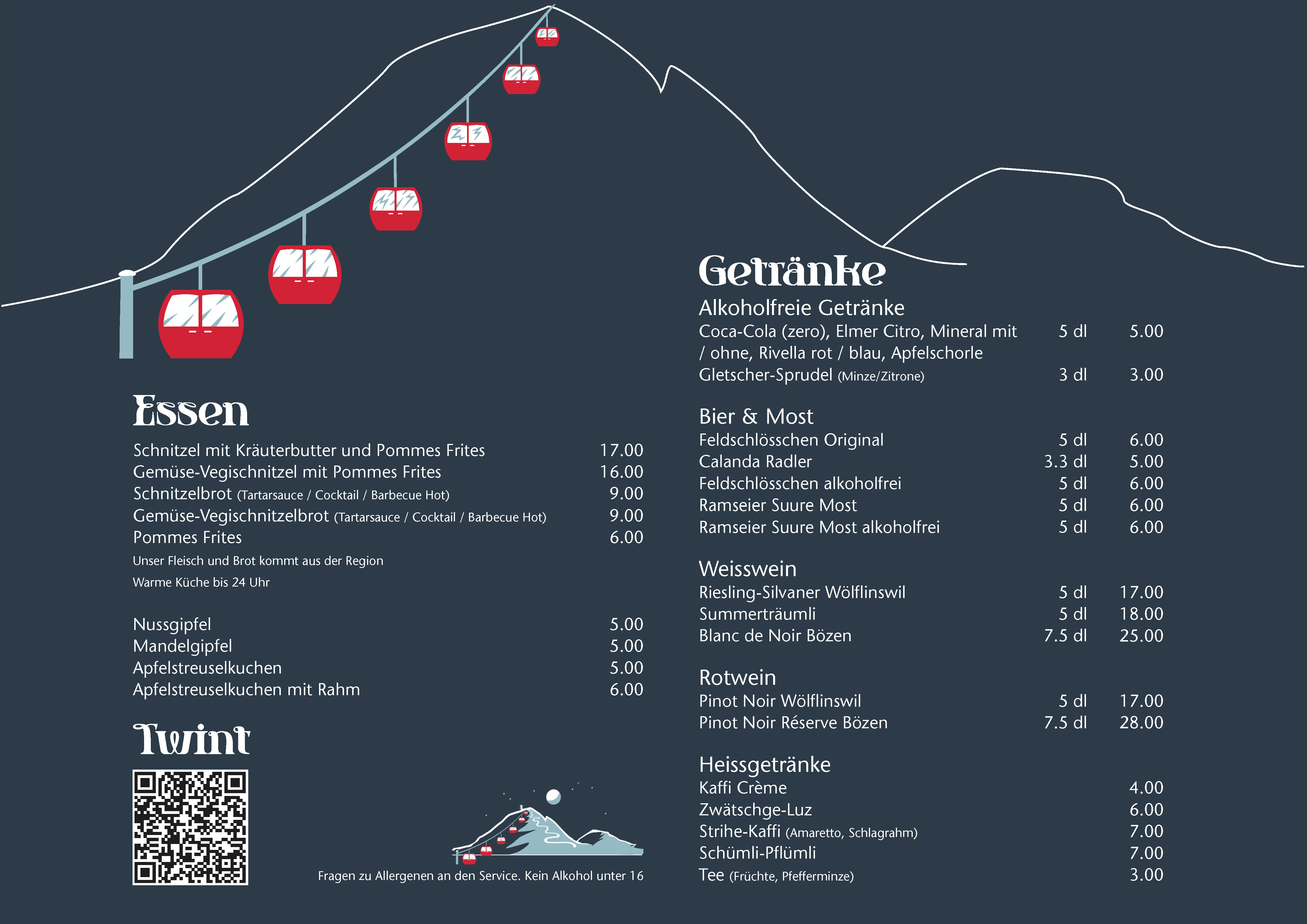 Karte der Turnshow Wölflinswil 2026